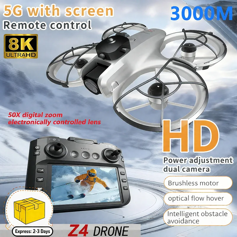Home Security Camera - Nouveau Drone MINI Z4 4K Professionnel