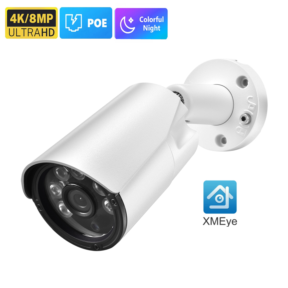 Home Security Ai - AZISHN-Caméra de surveillance extérieure IP PoE