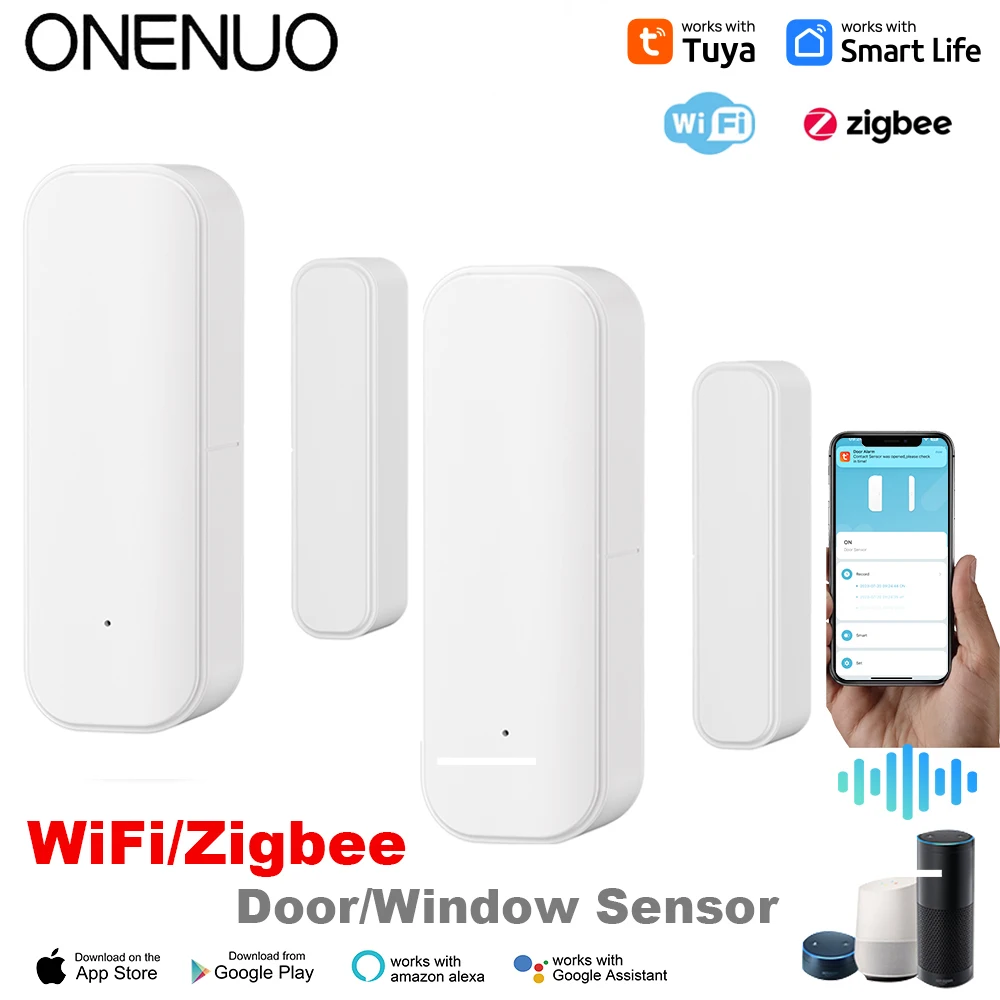 Home Security Battery - Tuya – capteur de porte et