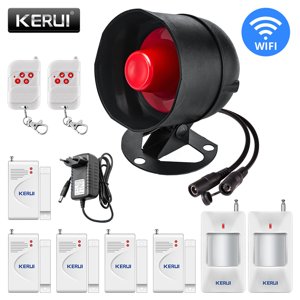 Home Security Zones - KERbiomtuya-Kit de système d'alarme de sécurité