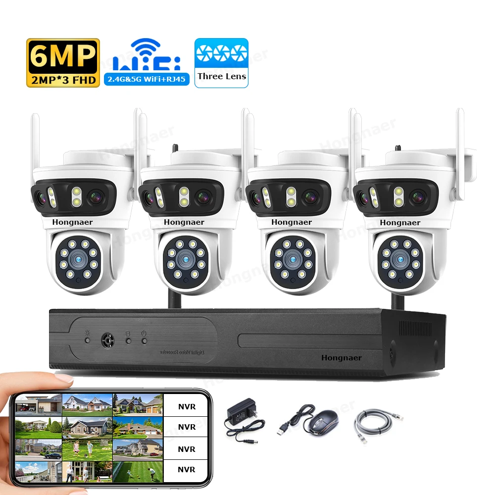 Home Security Wifi Camera - Kit Système de Caméras de Surveillance