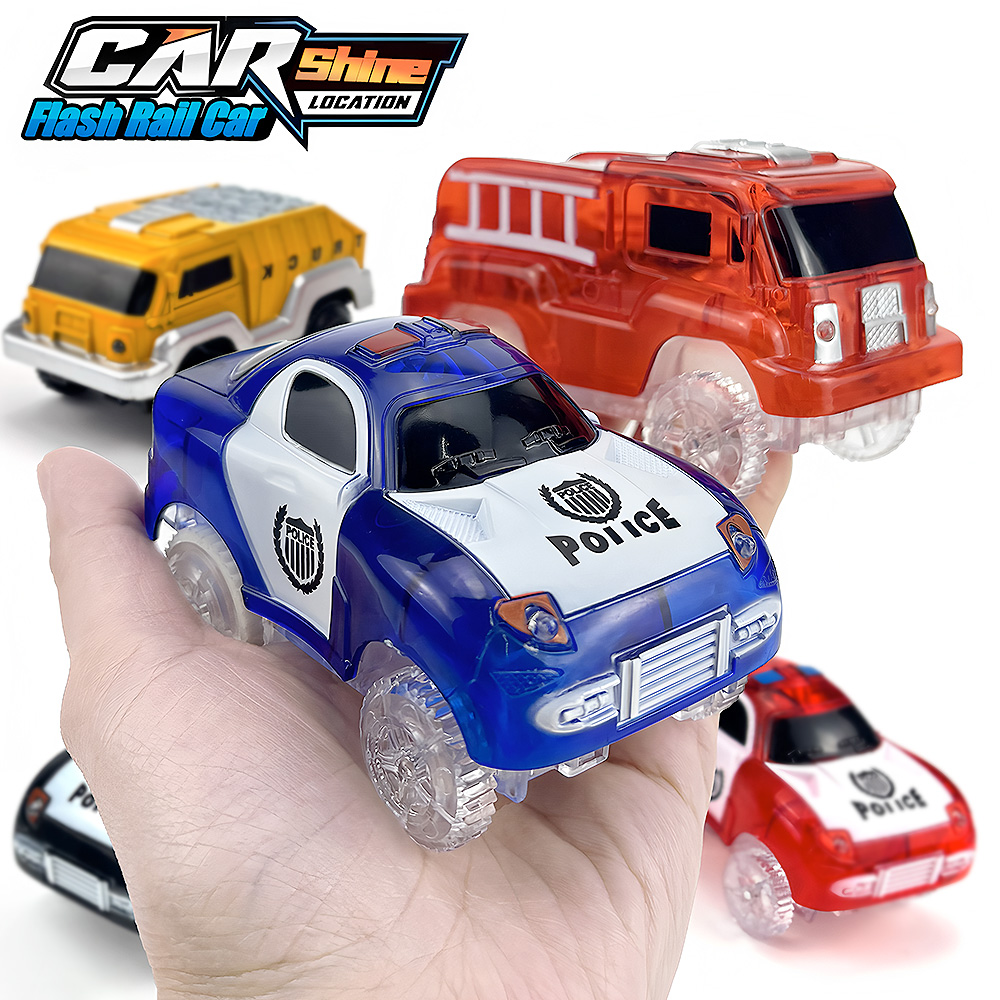 Home Security Police - Voitures de course magiques scintillantes, jouets