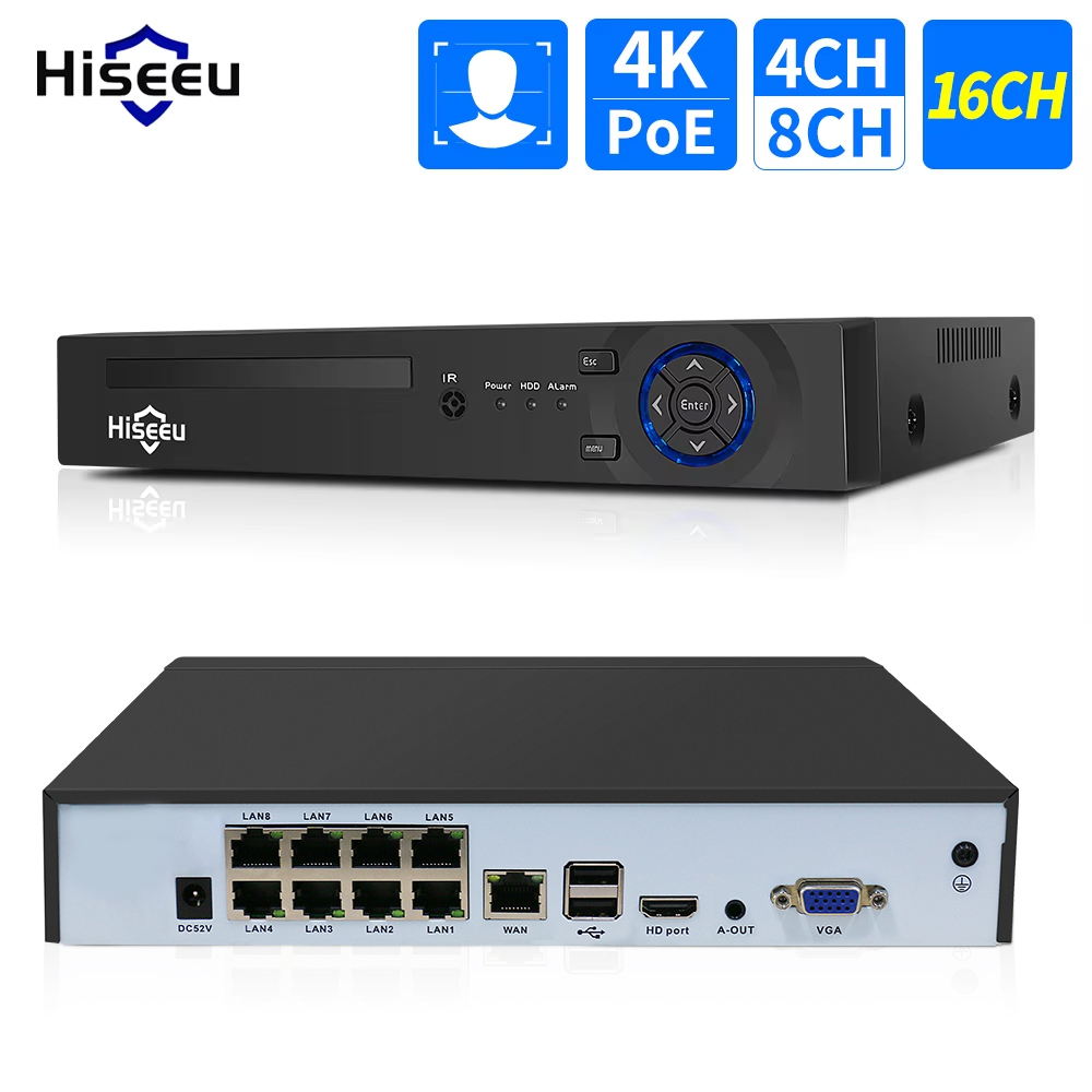 Home Security Camera - Hiseeu – Kit de système de