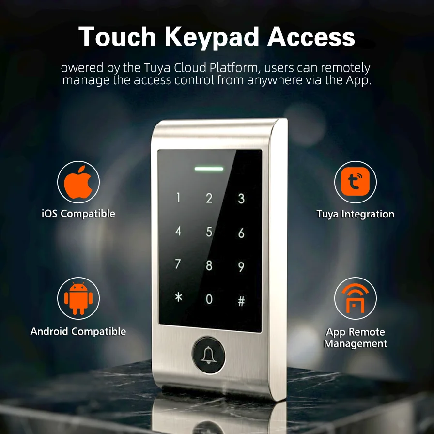 Home Security Door Lock - Système d'accès avancé avec clavier tactile
