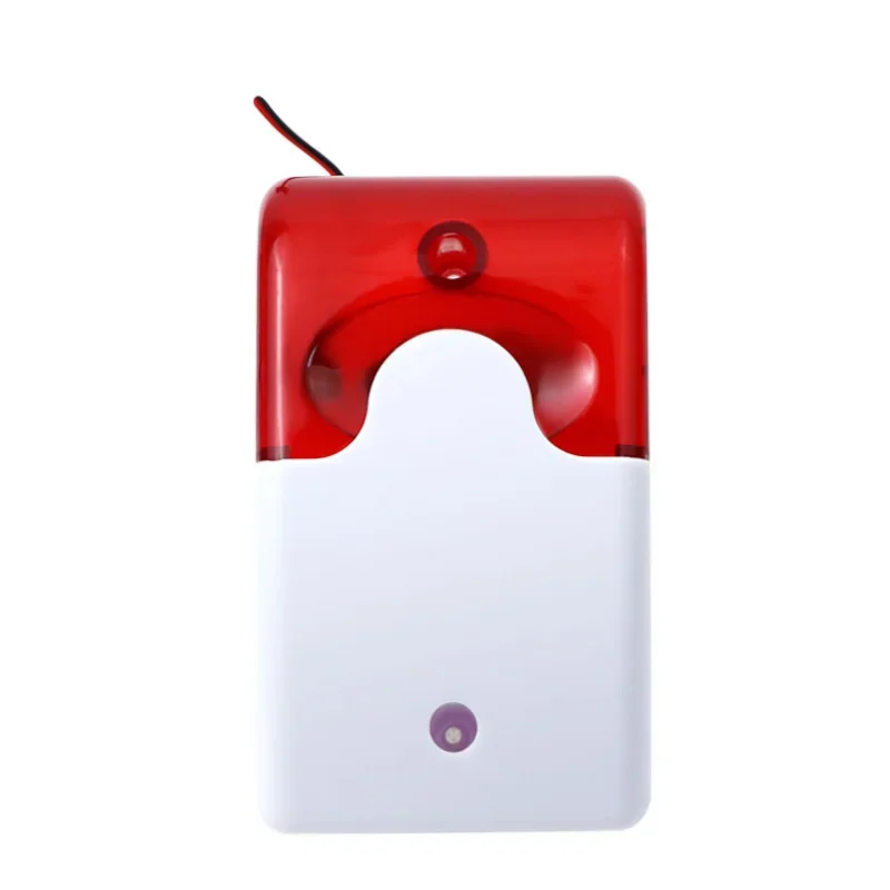 Home Security Zones - Sirène stroboscopique filaire, alarme sonore 12V,