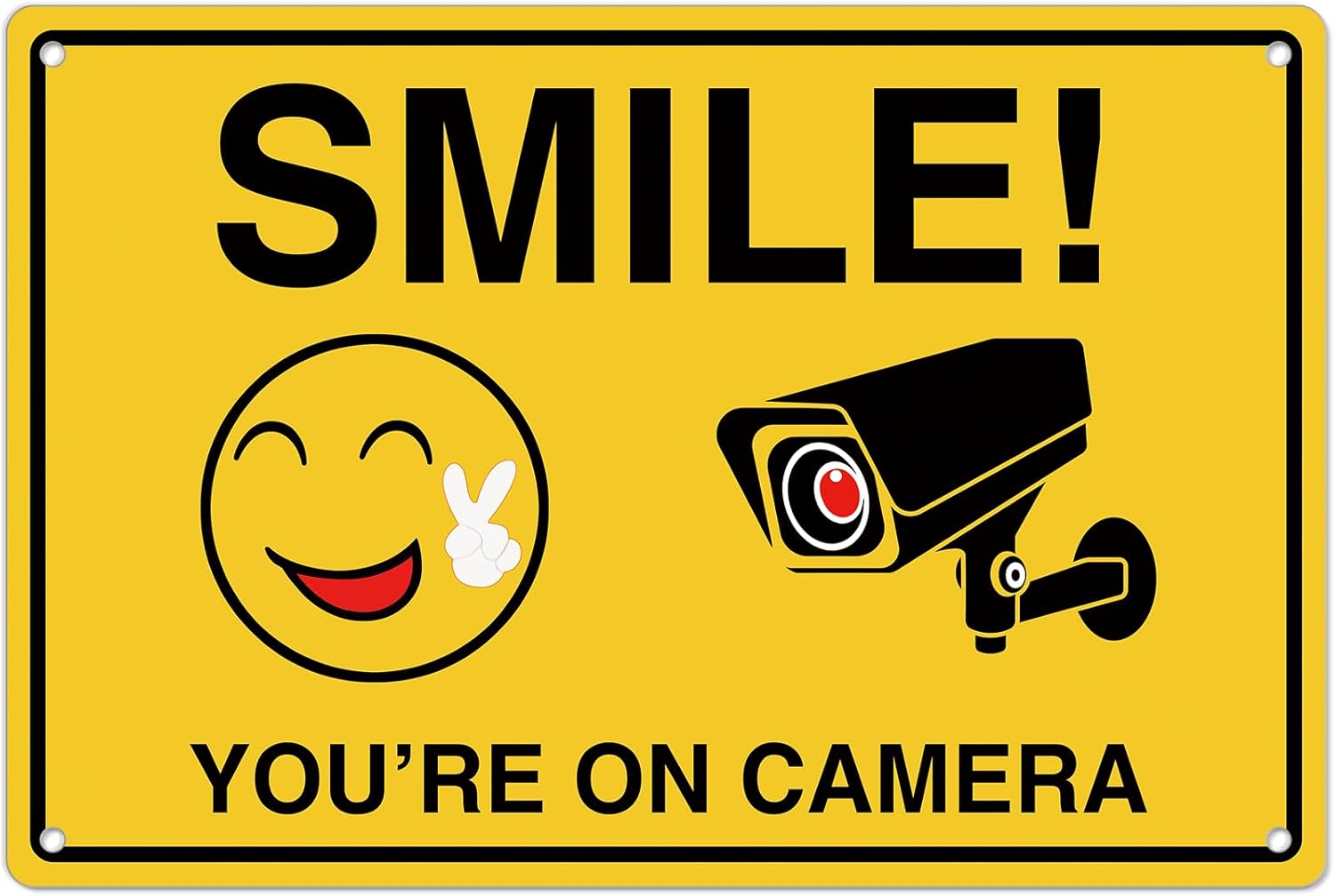 Home Security Items - Smile vous êtes sur les panneaux