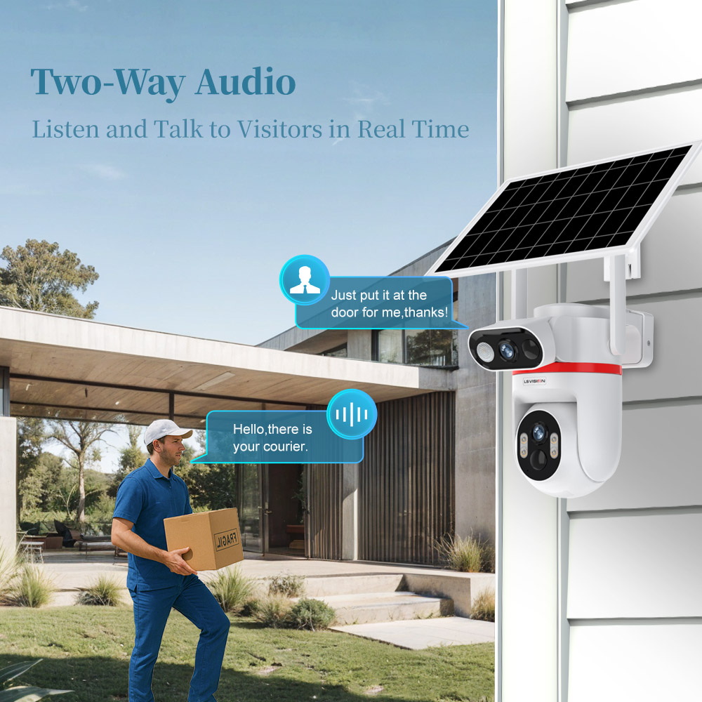 Home Security Zones - LS VISION Solaire Caméras De Sécurité