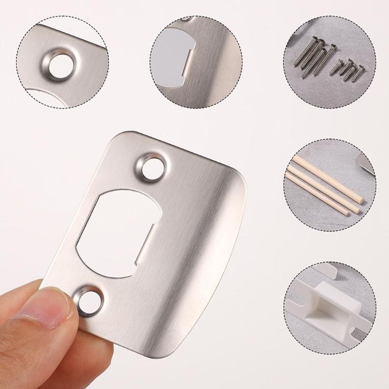 Home Security Door Lock - Ensemble plaques gâche porte, loquets serrure