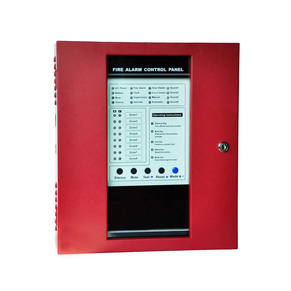Home Security Zones - Panneau de commande d'alarme incendie 8