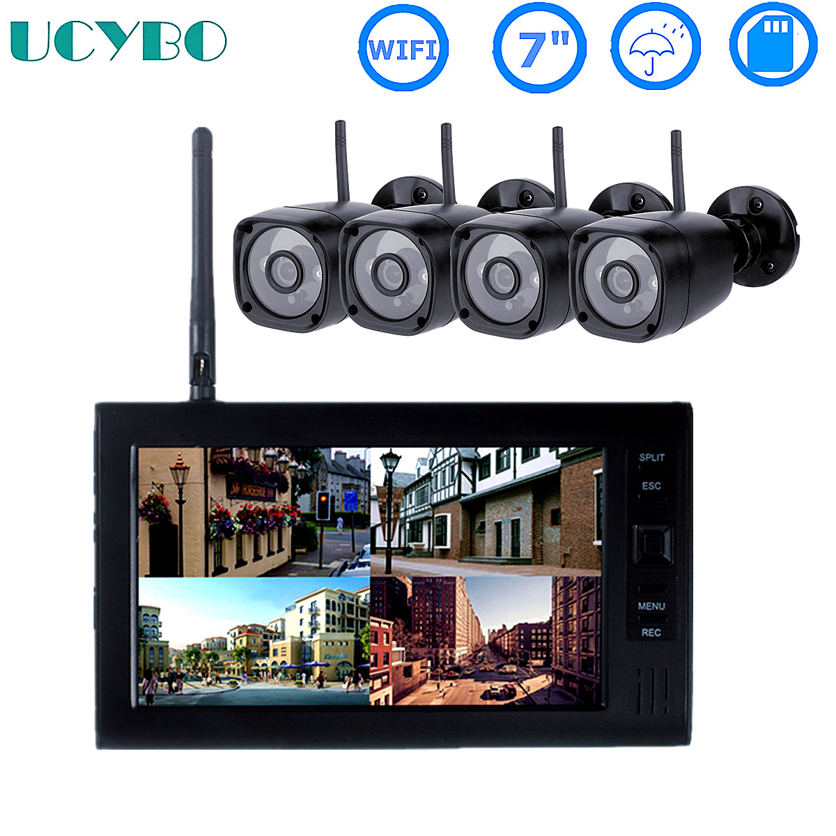 Home Security Battery - Système de sécurité CCTV avec caméra
