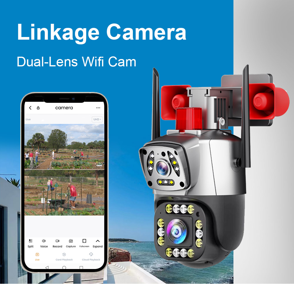 4MP UHD Yoosee APP sirène alar - Home Security Land avis et prix