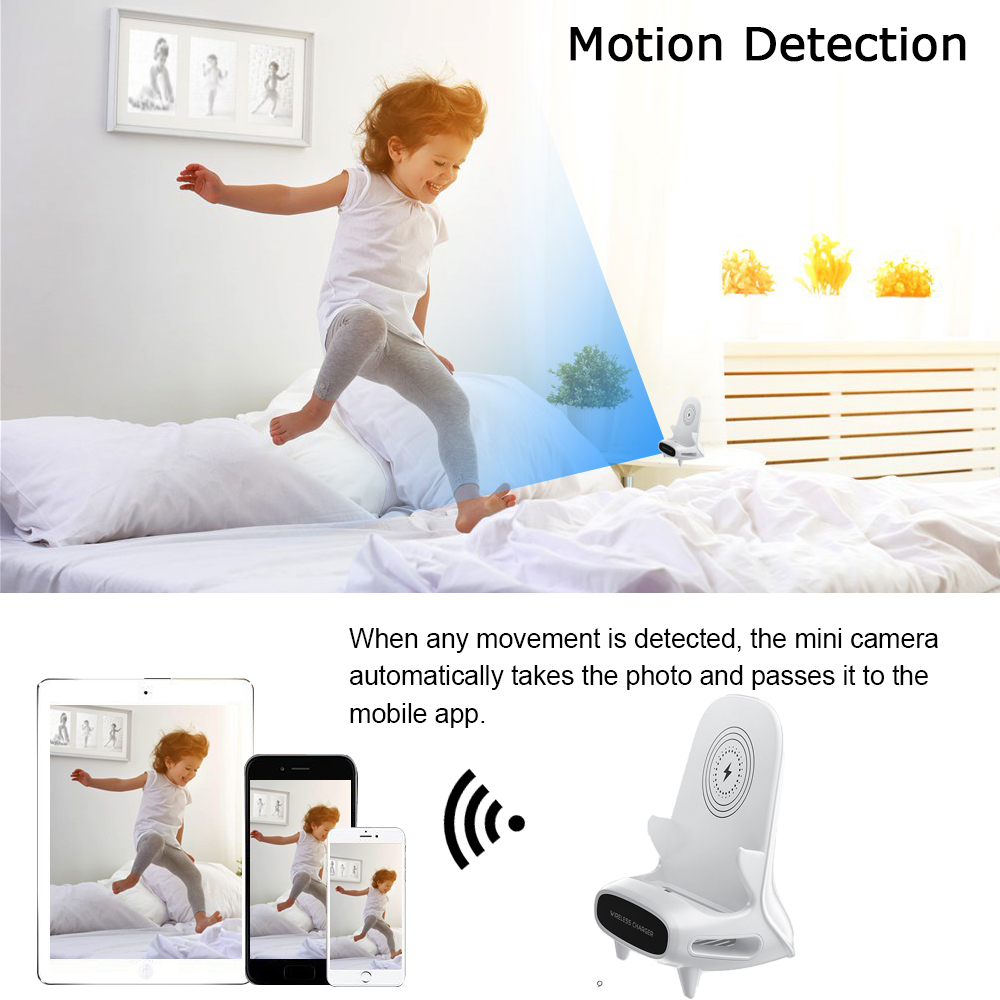 Mini caméra 1080P HD WiFi avec - Hidden Camera Clock avis et prix
