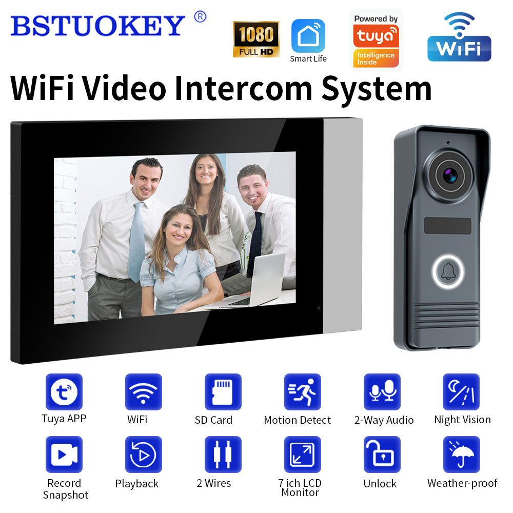 Interphone vidéo intelligent W - Home Security Video Systems avis et prix