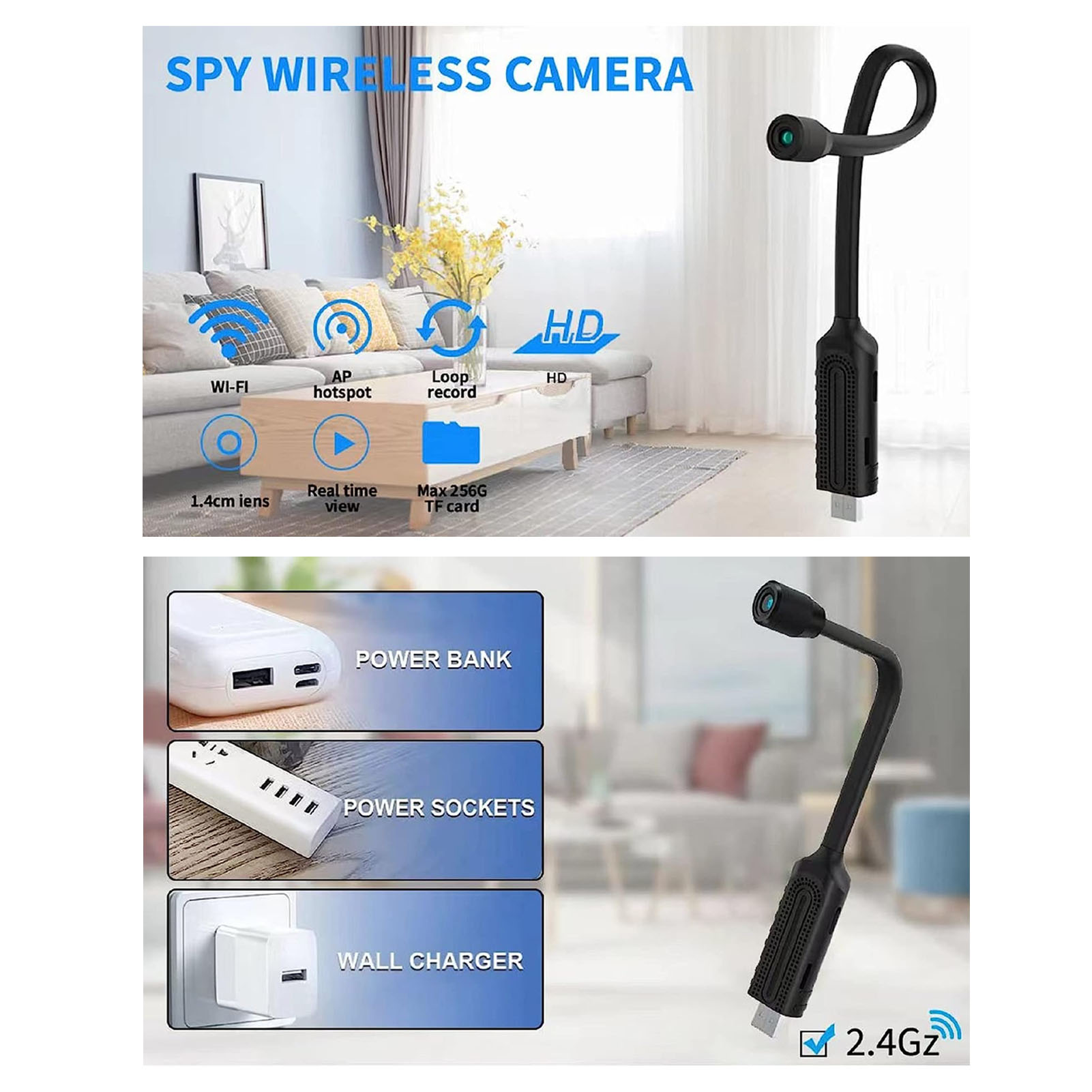 Mini caméra de sécurité sans f - Hidden Camera Clock avis et prix