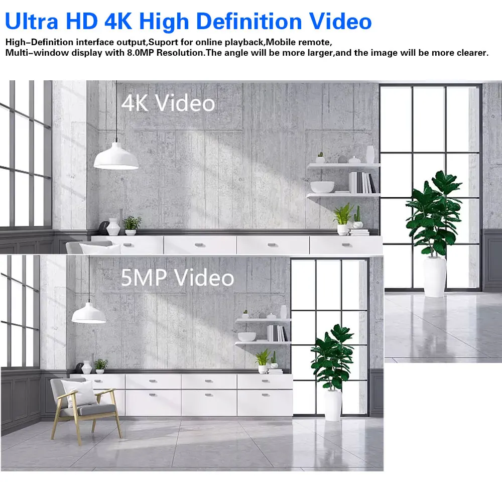 Enregistreur vidéo NVR POE 4K  - Home Security Video Systems avis et prix