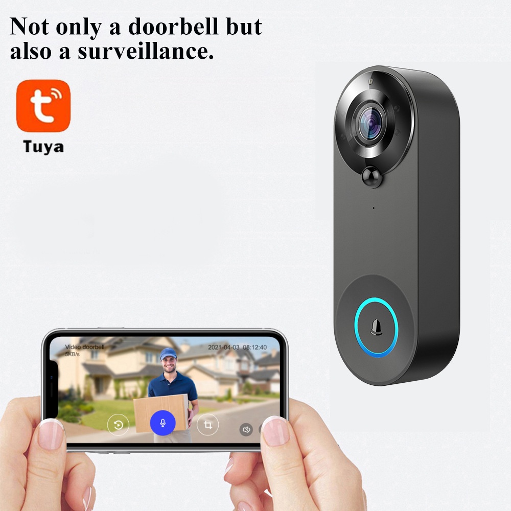 Tuya 1080P sans fil WIFI sonne - Home Security Camera Installation avis et prix