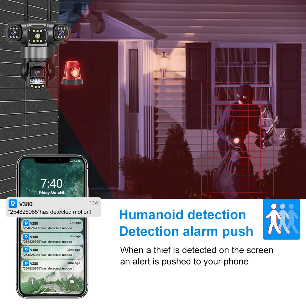Caméra extérieure étanche V380 - Home Security Land avis et prix