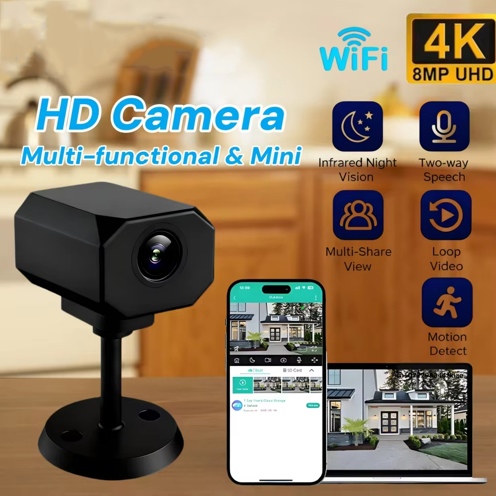 Caméra de sécurité WiFi HD 4K  - Home Security Wifi Camera avis et prix
