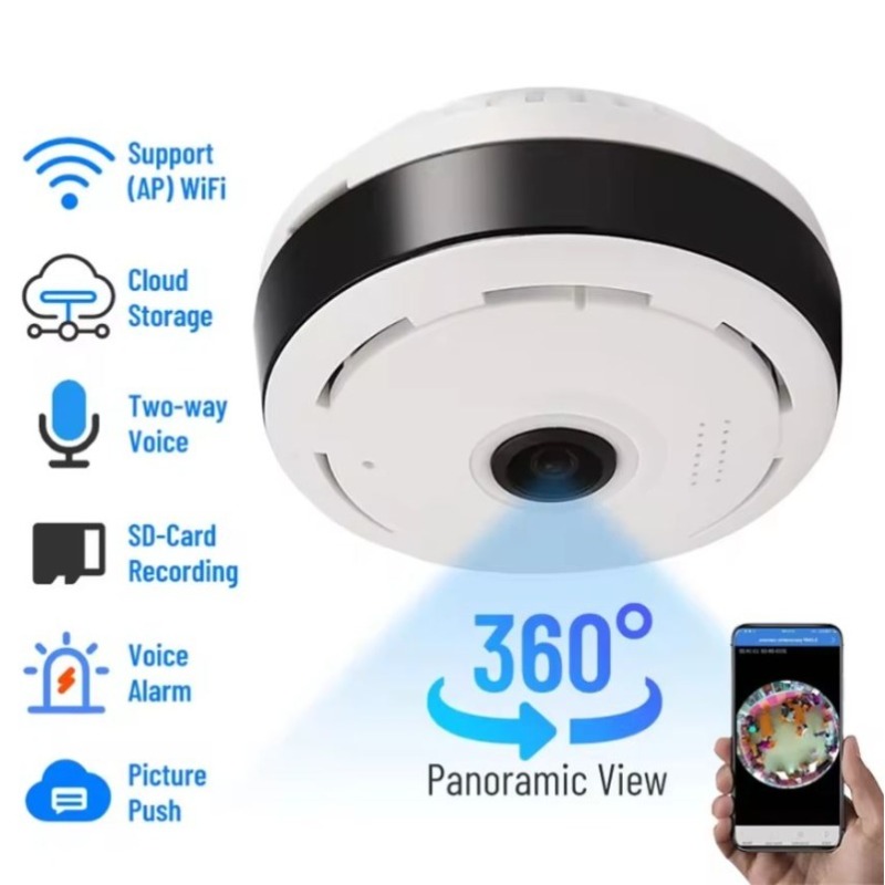 Caméra de surveillance panoram - Hidden Camera Clock avis et prix