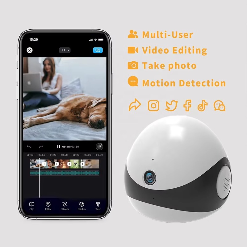 Caméra Robot Mobile Sans Fil 2 - Home Security Robot avis et prix