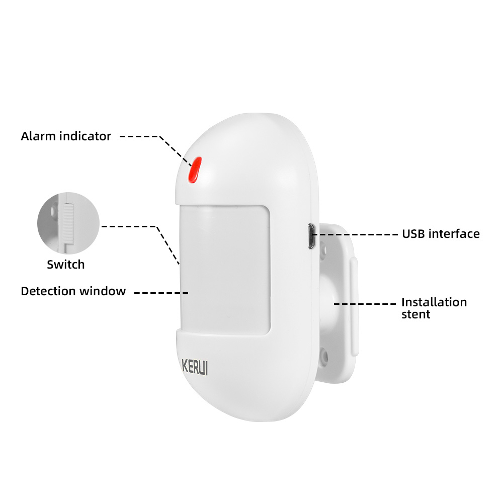 KERUI capteur de mouvement PIR - Home Security Battery avis et prix