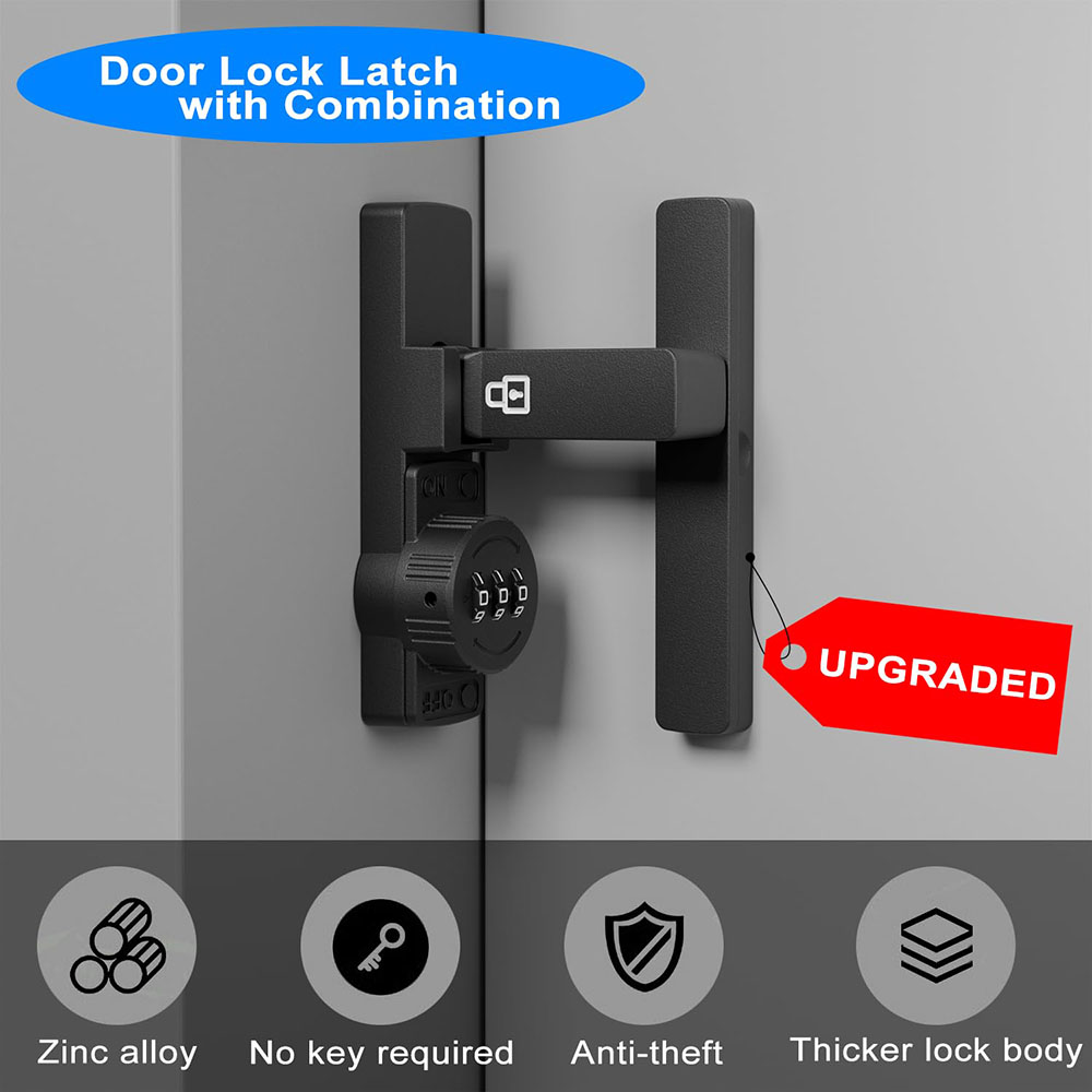 Serrure de porte de grange de  - Home Security Door Lock avis et prix