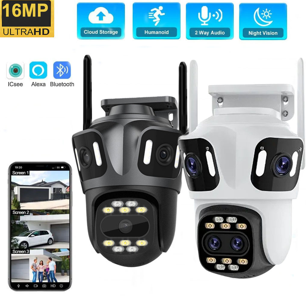 Uzoom 10K 16MP extérieur PTZ W - Home Security Ai avis et prix
