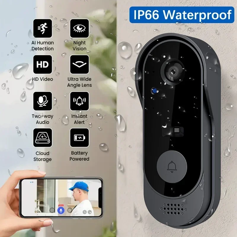 Sonnette vidéo HD sans fil éta - Home Security Video Systems avis et prix