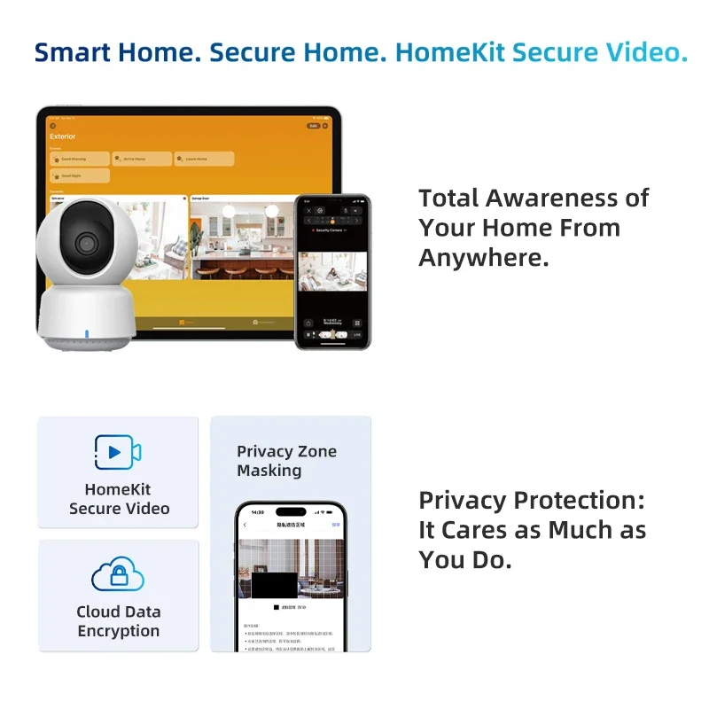 Caméra intelligente Aqara d'or - Home Security Brand avis et prix