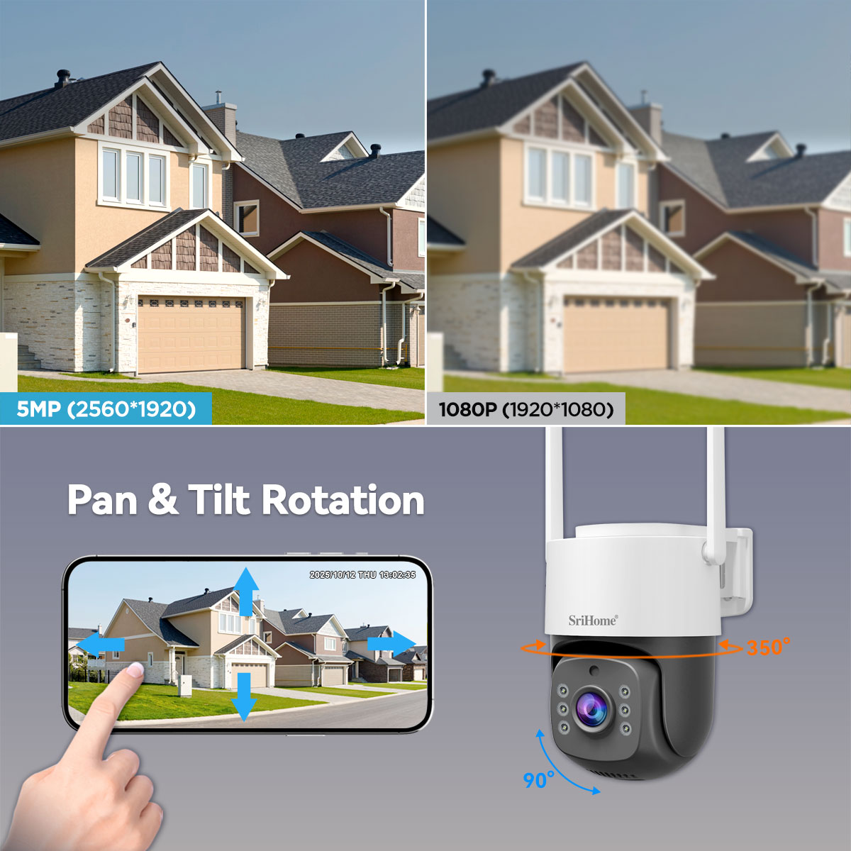 Caméra IP Srihome NVS012-IPC05 - Home Security Land avis et prix