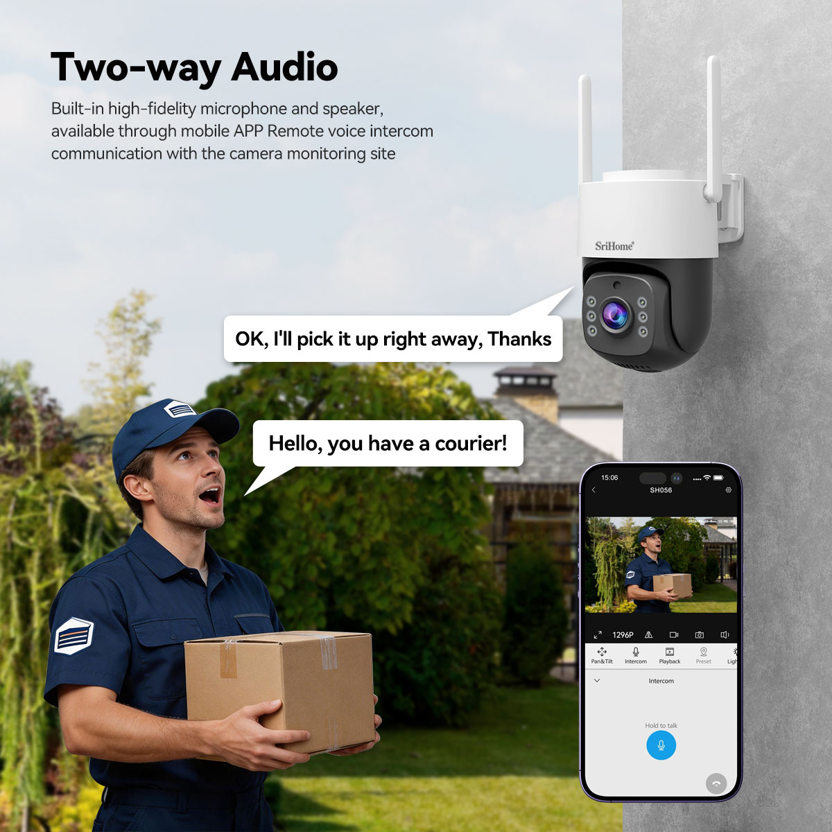 Caméra IP Srihome NVS012-IPC05 - Home Security Land avis et prix