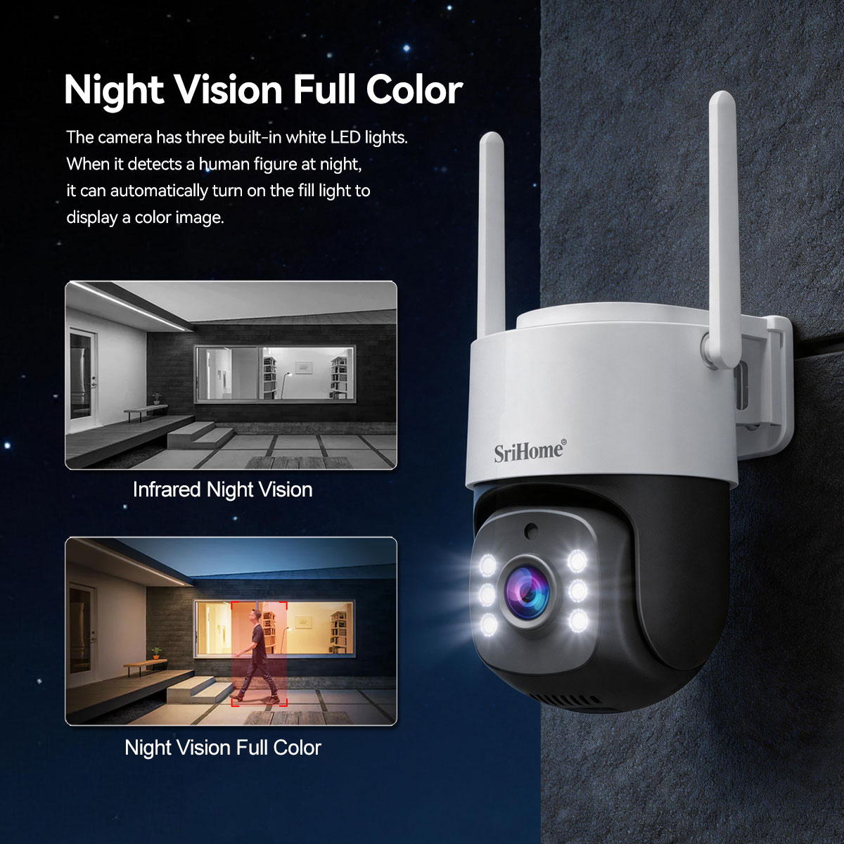 Caméra IP Srihome NVS012-IPC05 - Home Security Land avis et prix