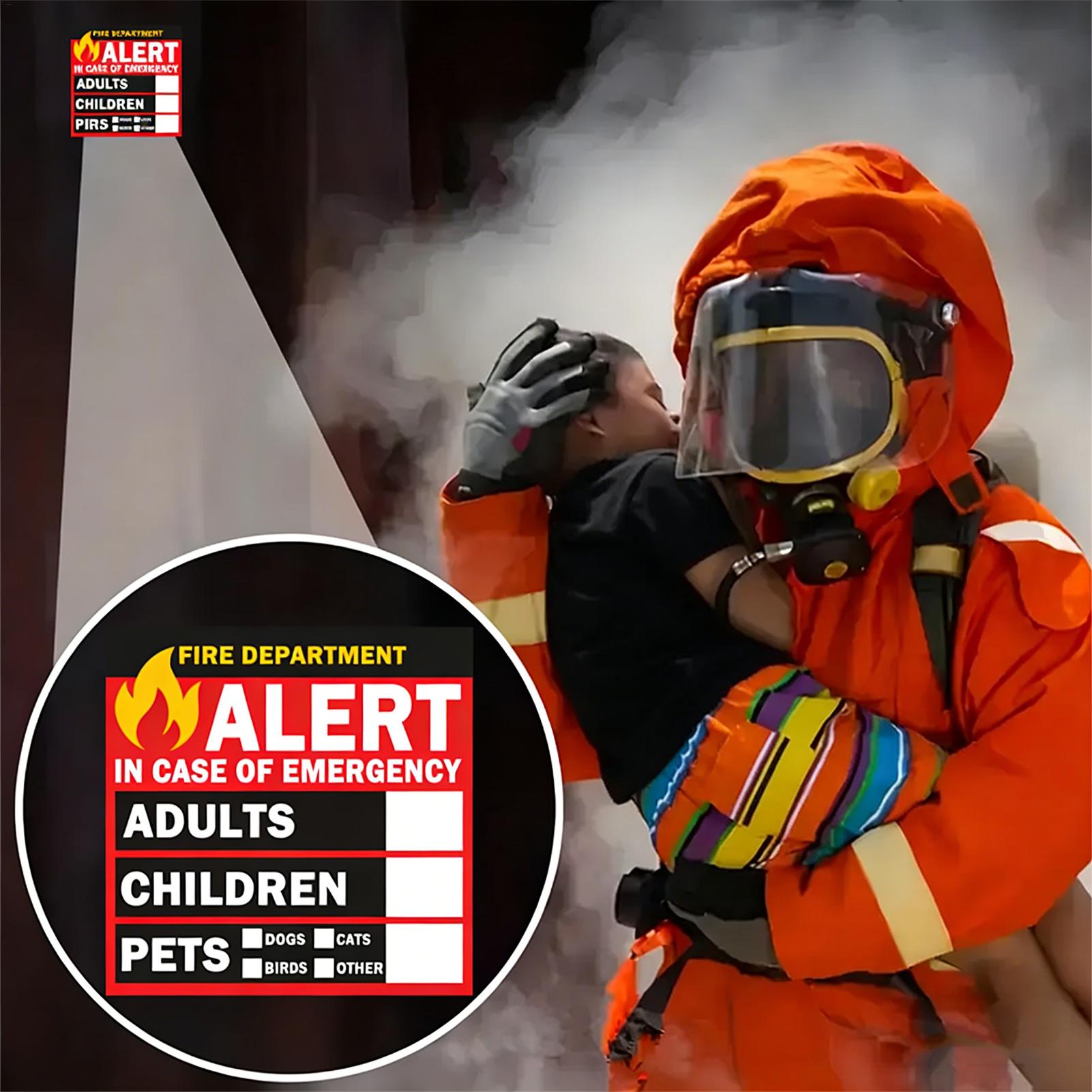 Autocollant d'alerte incendie  - Home Security Department avis et prix