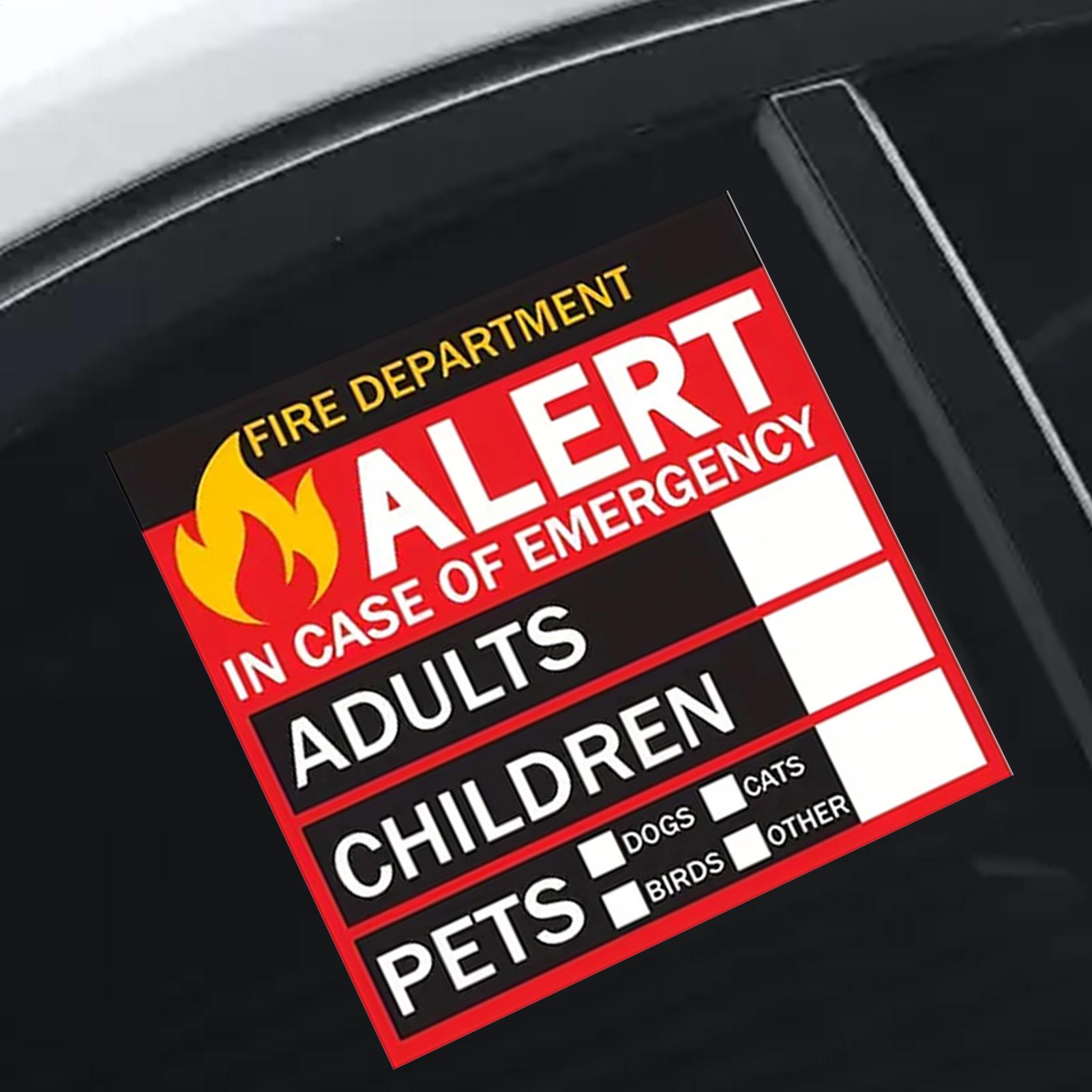 Autocollant d'alerte incendie  - Home Security Department avis et prix