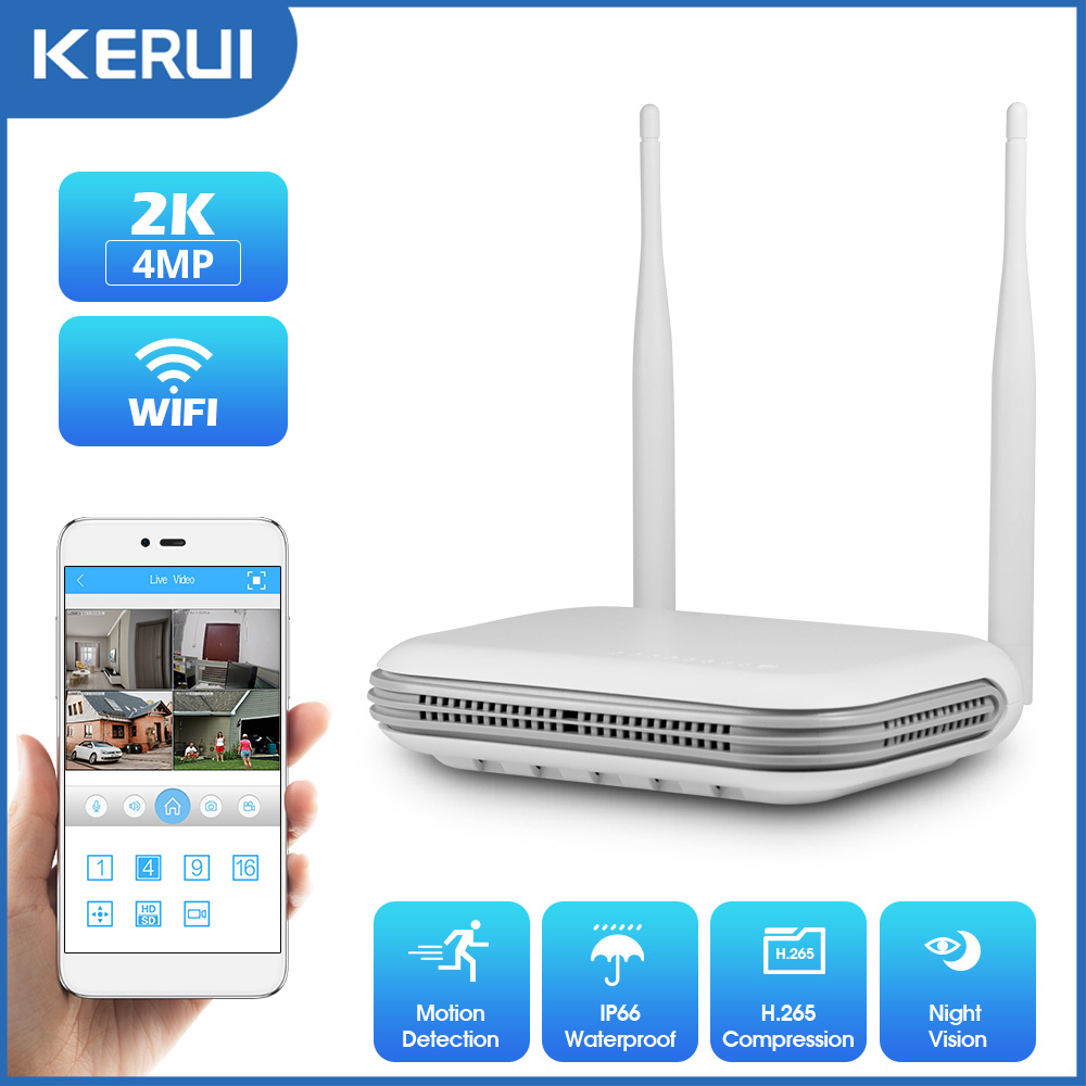 KERUI 2K 3K 4MP 8CH NVR WIFI O - Home Security Wifi Camera avis et prix