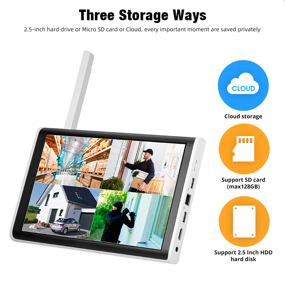 KERUI 2K 3K 4MP 8CH NVR WIFI O - Home Security Wifi Camera avis et prix