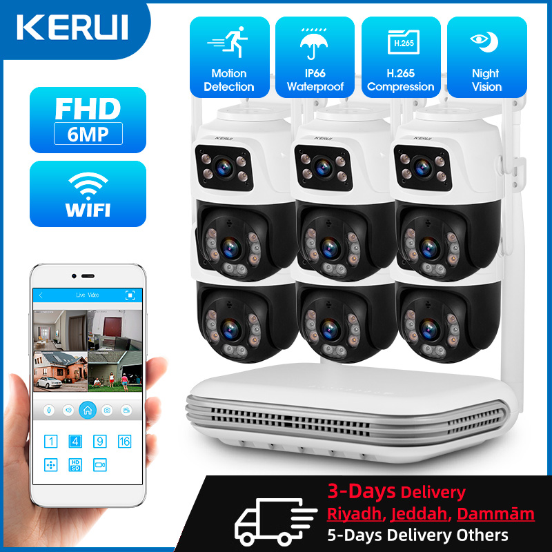 KERUI Étanche 6MP HD Sans Fil  - Home Security Wifi Camera avis et prix