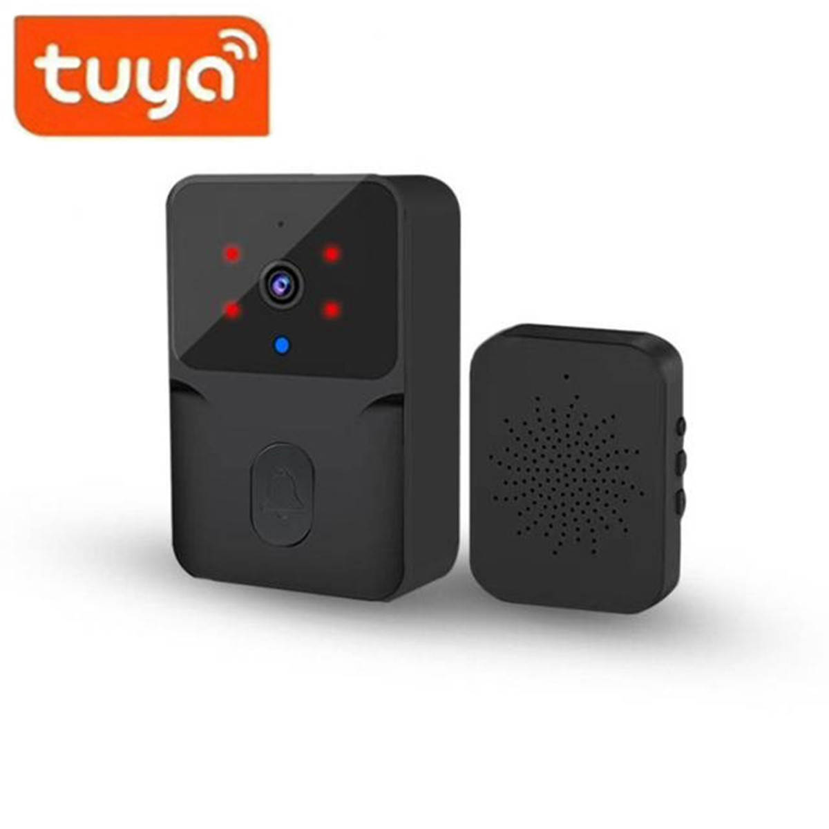 Sonnette sans fil WiFi Tuya, c - Home Security Land avis et prix
