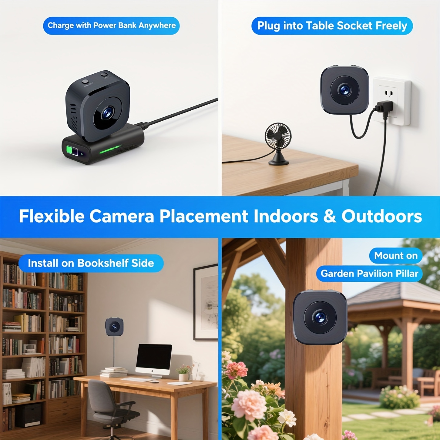 1080P HD Mini caméra WiFi sécu - Home Security Wifi Camera avis et prix