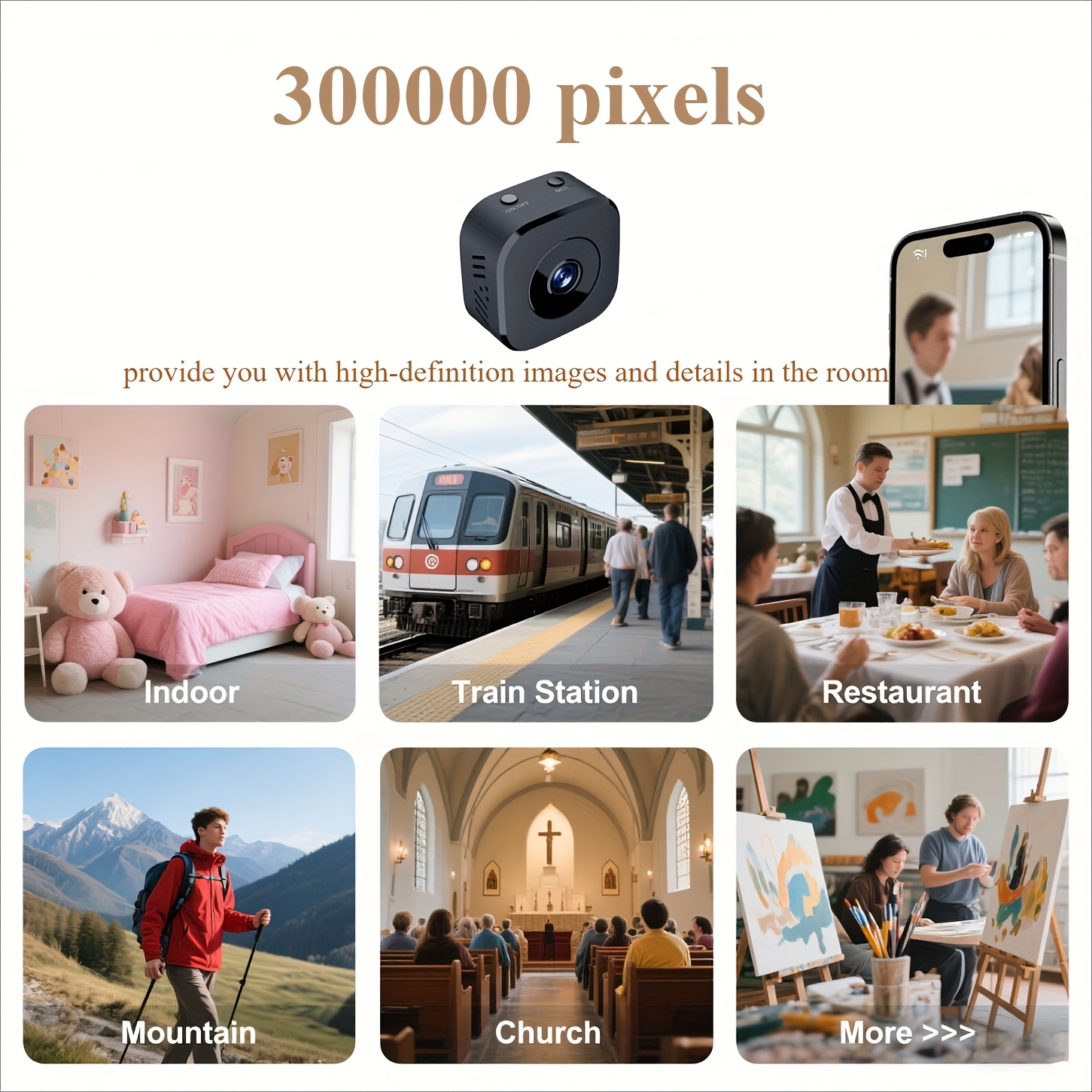 1080P HD Mini caméra WiFi sécu - Home Security Wifi Camera avis et prix