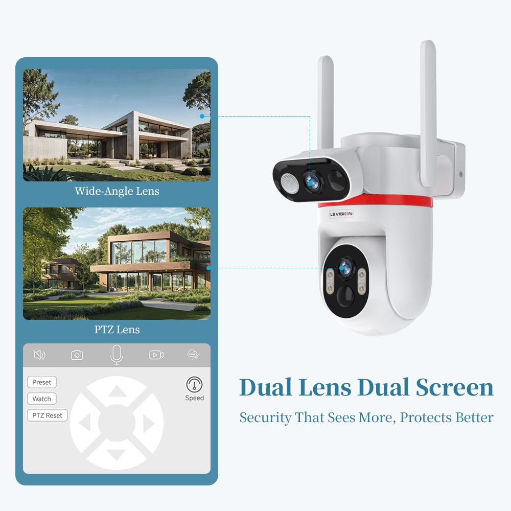 LS VISION Solaire Caméras De S - Home Security Zones avis et prix