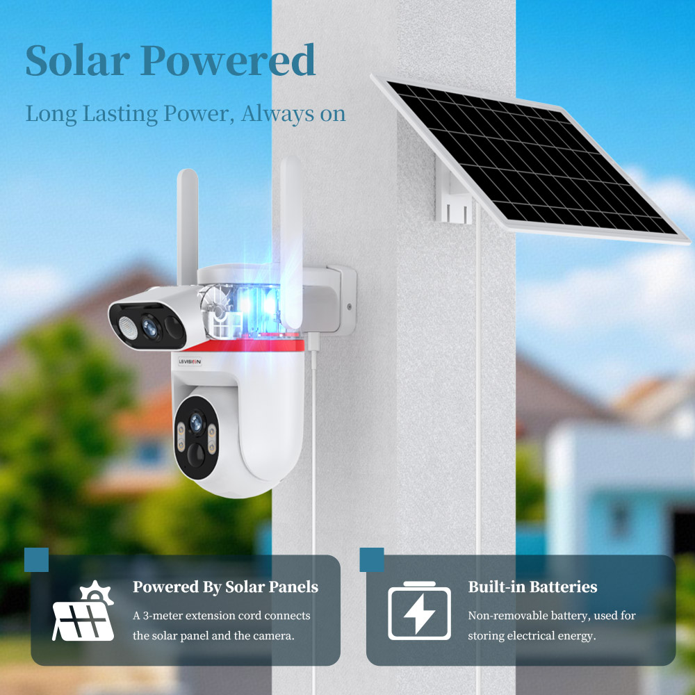 LS VISION Solaire Caméras De S - Home Security Zones avis et prix