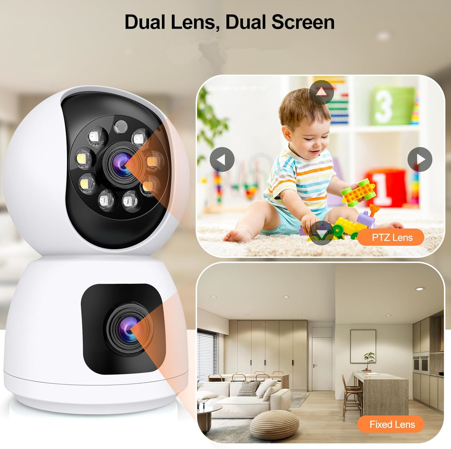 Caméra de sécurité PTZ intelli - Home Security Ai avis et prix