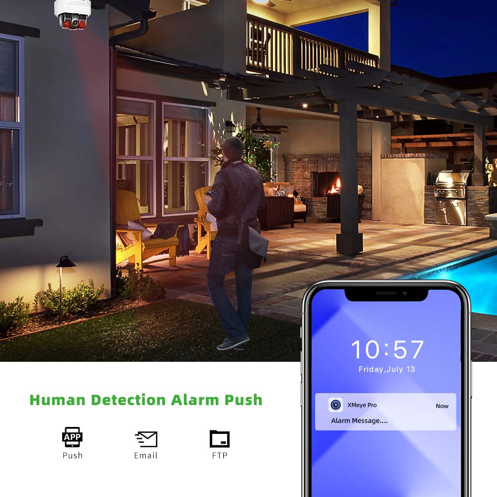 Caméra IP POE C GC PB 4MP, mic - Home Security Items avis et prix
