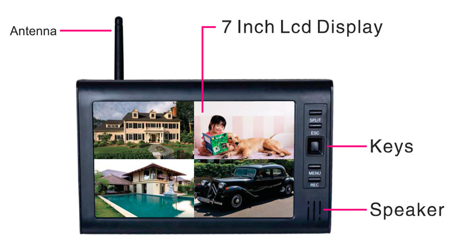 Système de sécurité CCTV avec  - Home Security Battery avis et prix
