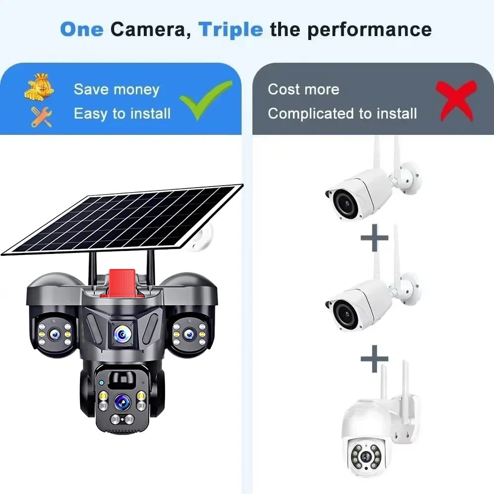 KERUI V380 Pro extérieur PTZ 6 - Home Security Camera Installation avis et prix