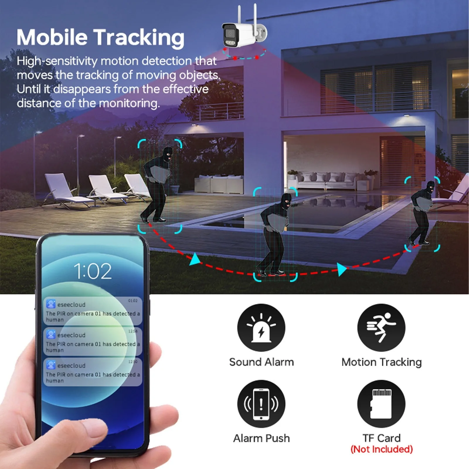 Tuya Wifi caméra IP sans fil H - Home Security Ai avis et prix
