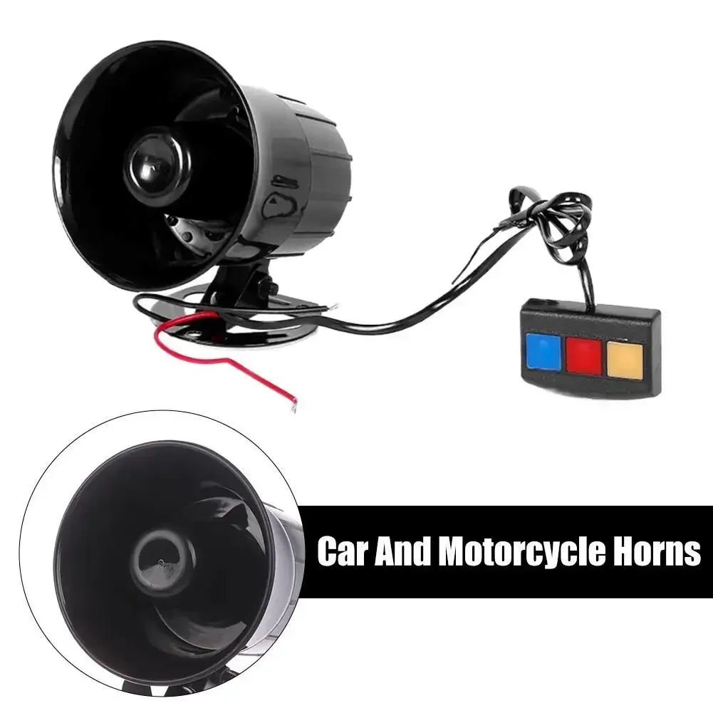 Klaxon de voiture 12V à 3 tons - Home Security Police avis et prix