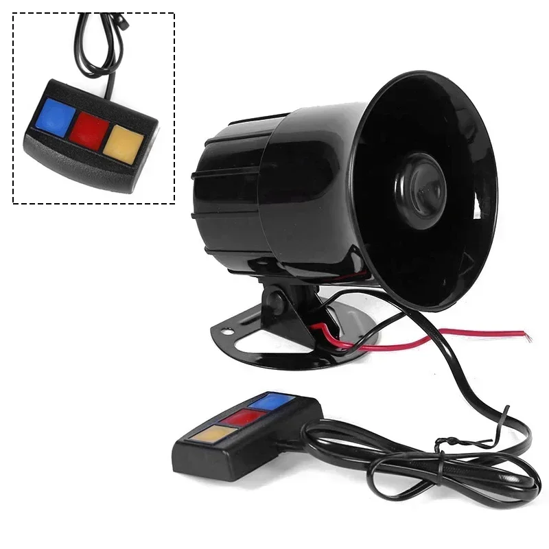 Klaxon de voiture 12V à 3 tons - Home Security Police avis et prix
