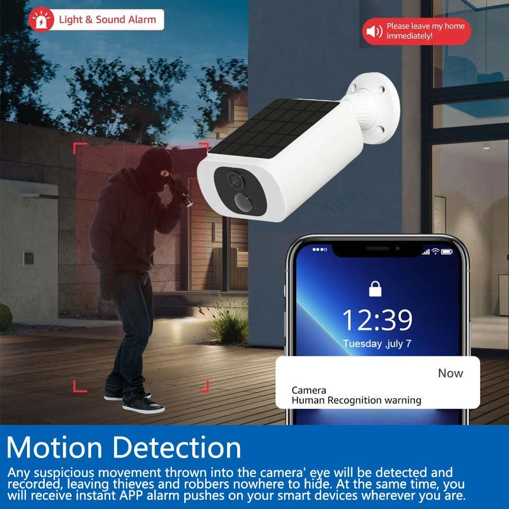 Caméra de sécurité solaire Tuy - Home Security Battery avis et prix